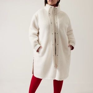 Athleta cozy sherpa coat current season